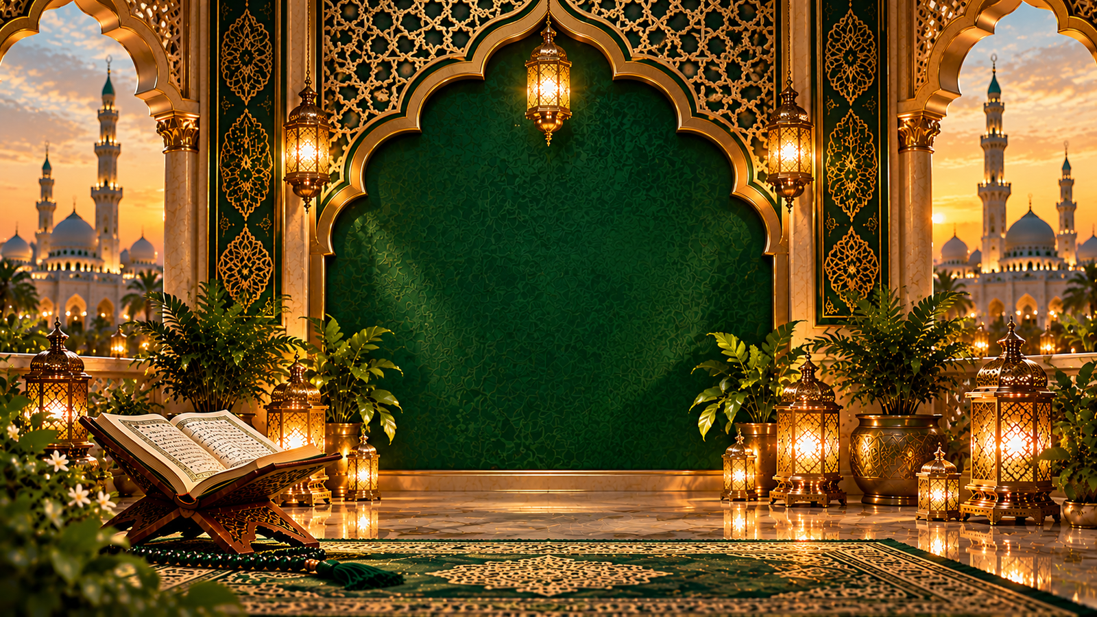 Ornate decorative spiritual background